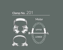 Load image into Gallery viewer, Sanctuary Dental Dam Clamps with Organizer