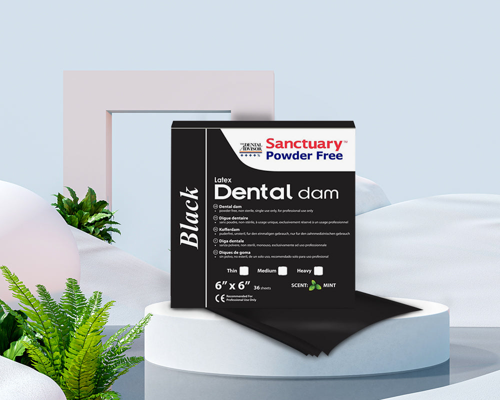Sanctuary Dental Dam Latex Black (Mint)